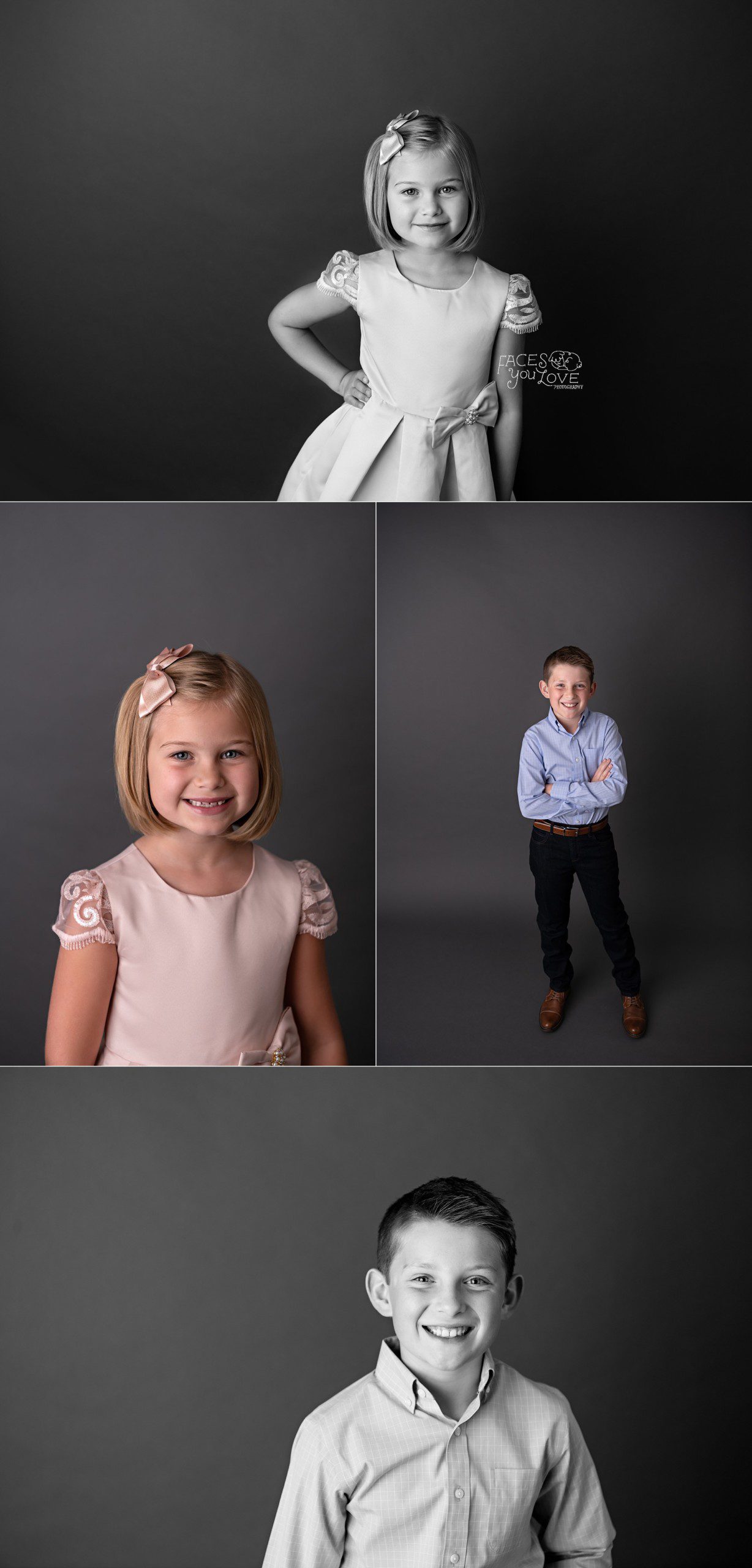 fancy kids, semi formal kids, dressed up kids, child portraits, studio photo session, kansas city photographer