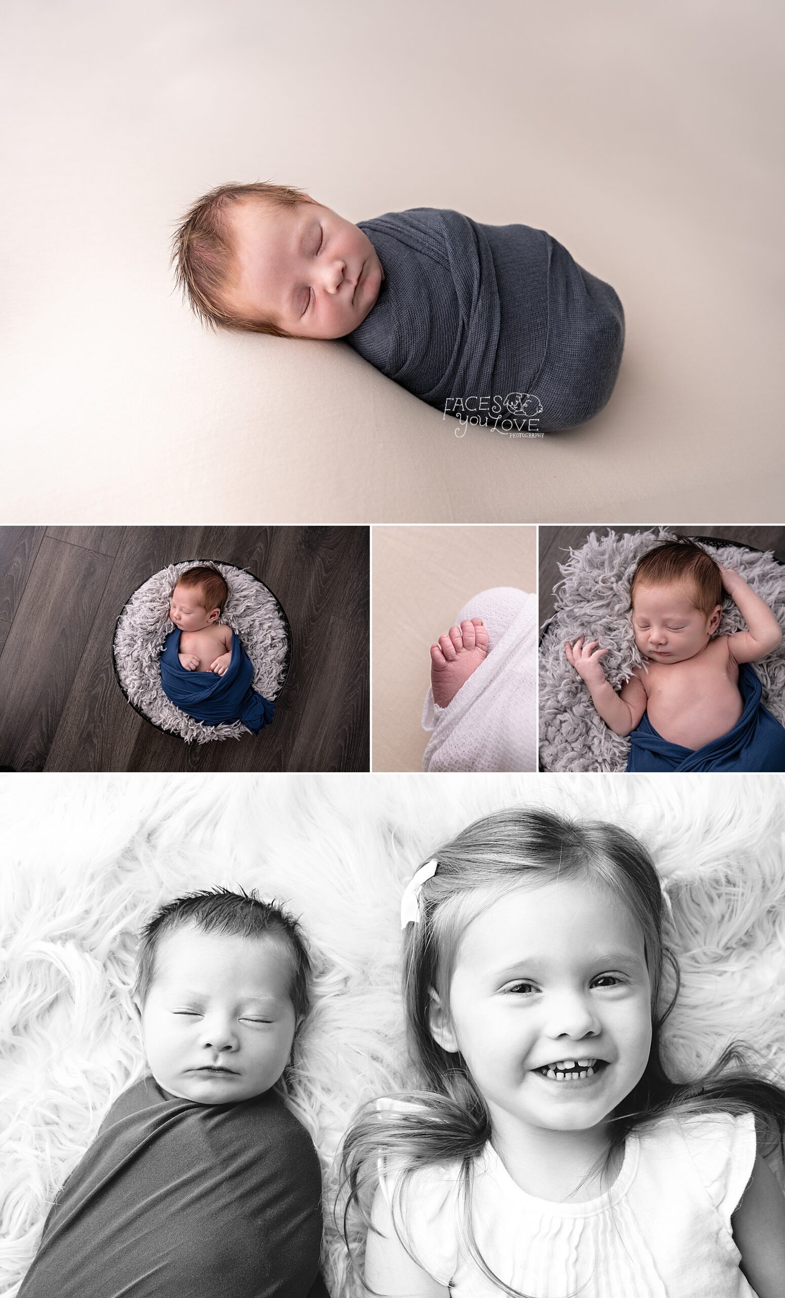newborn and sibling photos, newborn session for baby boy, Kansas City newborn pics