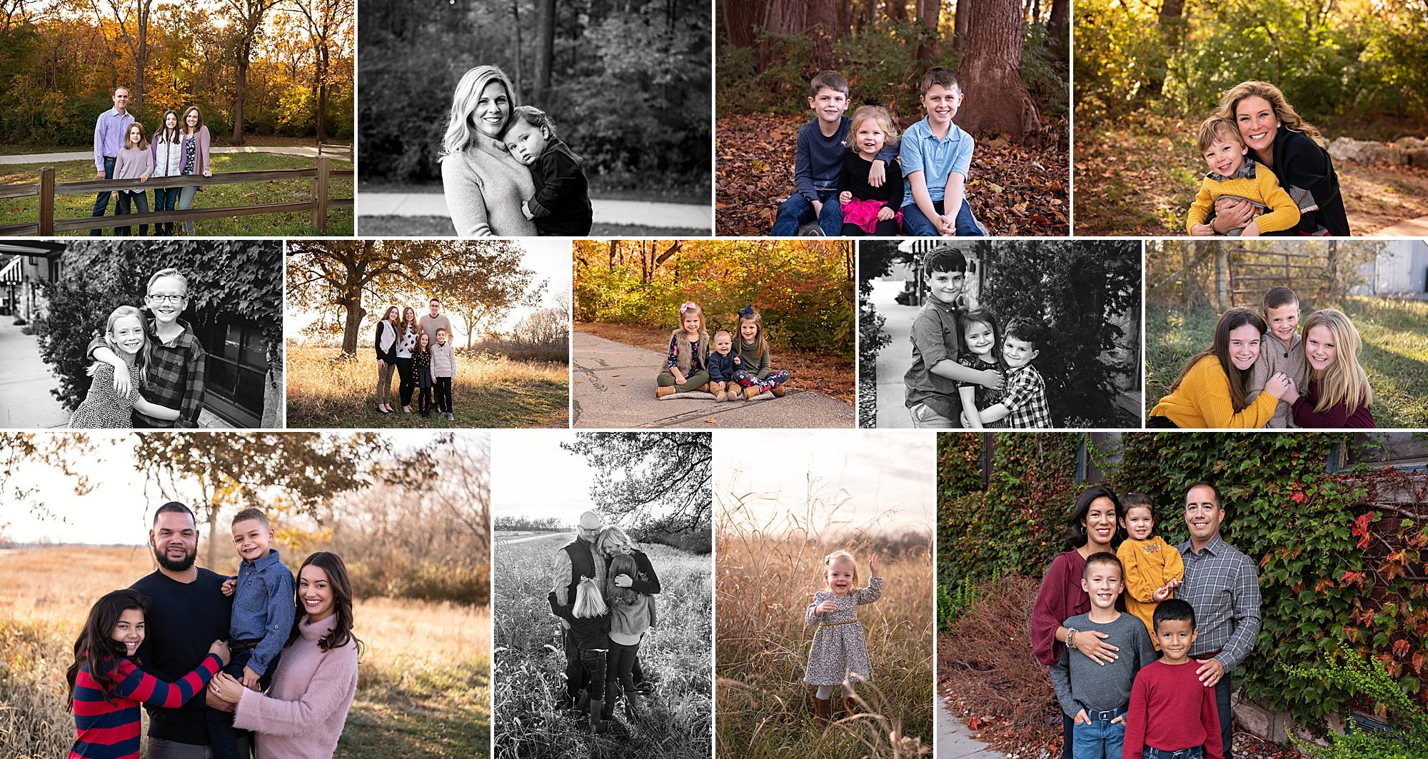 fall mini sessions, fall pictures around Kansas City, mini sessions in Kansas City, family pictures, sibling pictures, fall colors